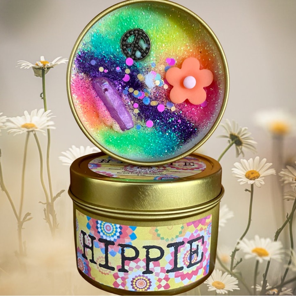 HIPPIE Candle ✌🏻 Peace, Love + Light
